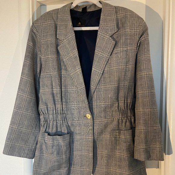 Vintage Liz Sport Pleated Blazer - Picture 1 of 7